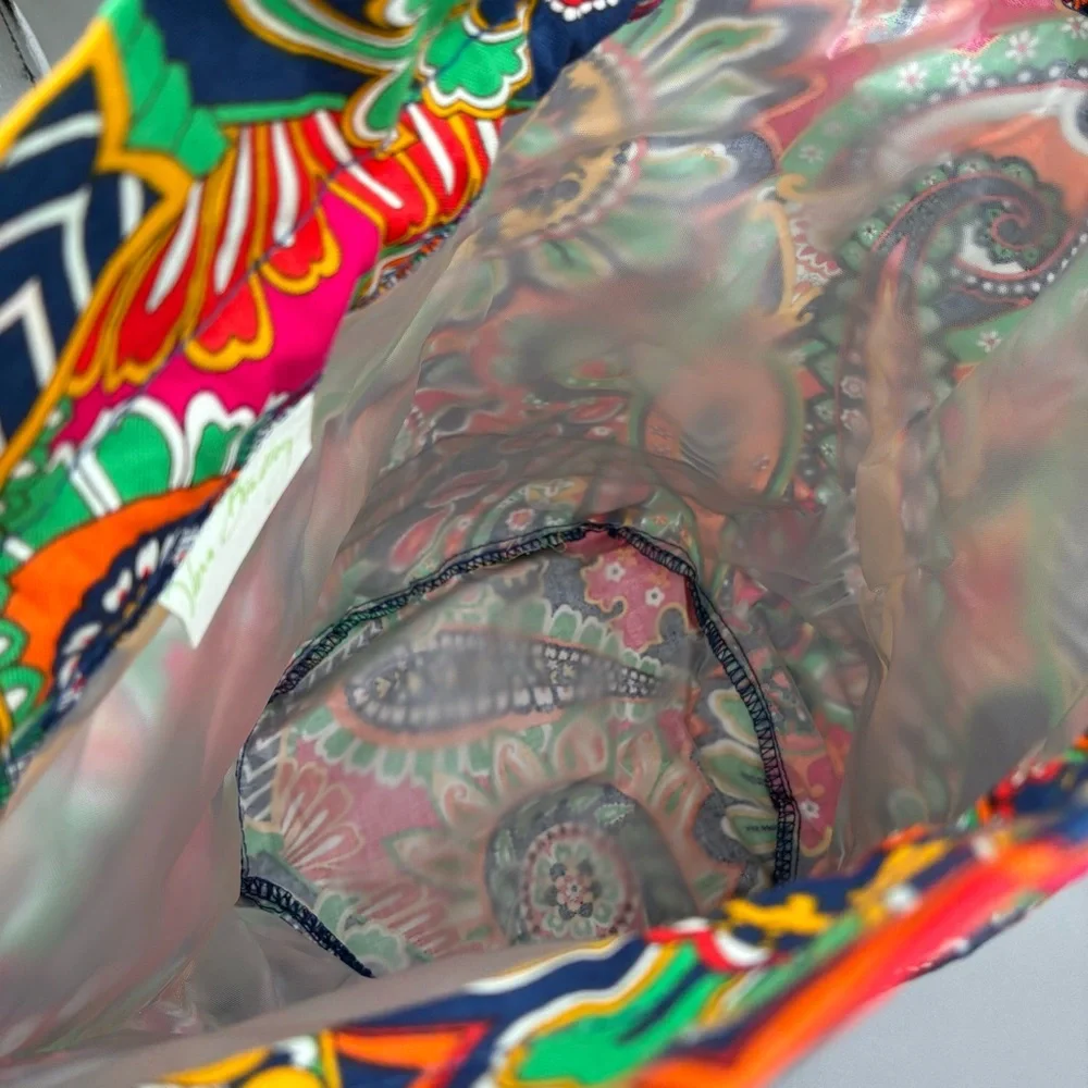 Vera Bradley Ditty Venetian Paisley Multicolor Water Resistant Travel Toiletry - Picture 8 of 9